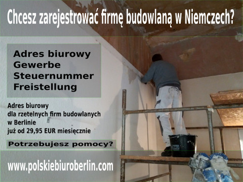 pomoc w rejestracji firmy budowlanej w Niemczech